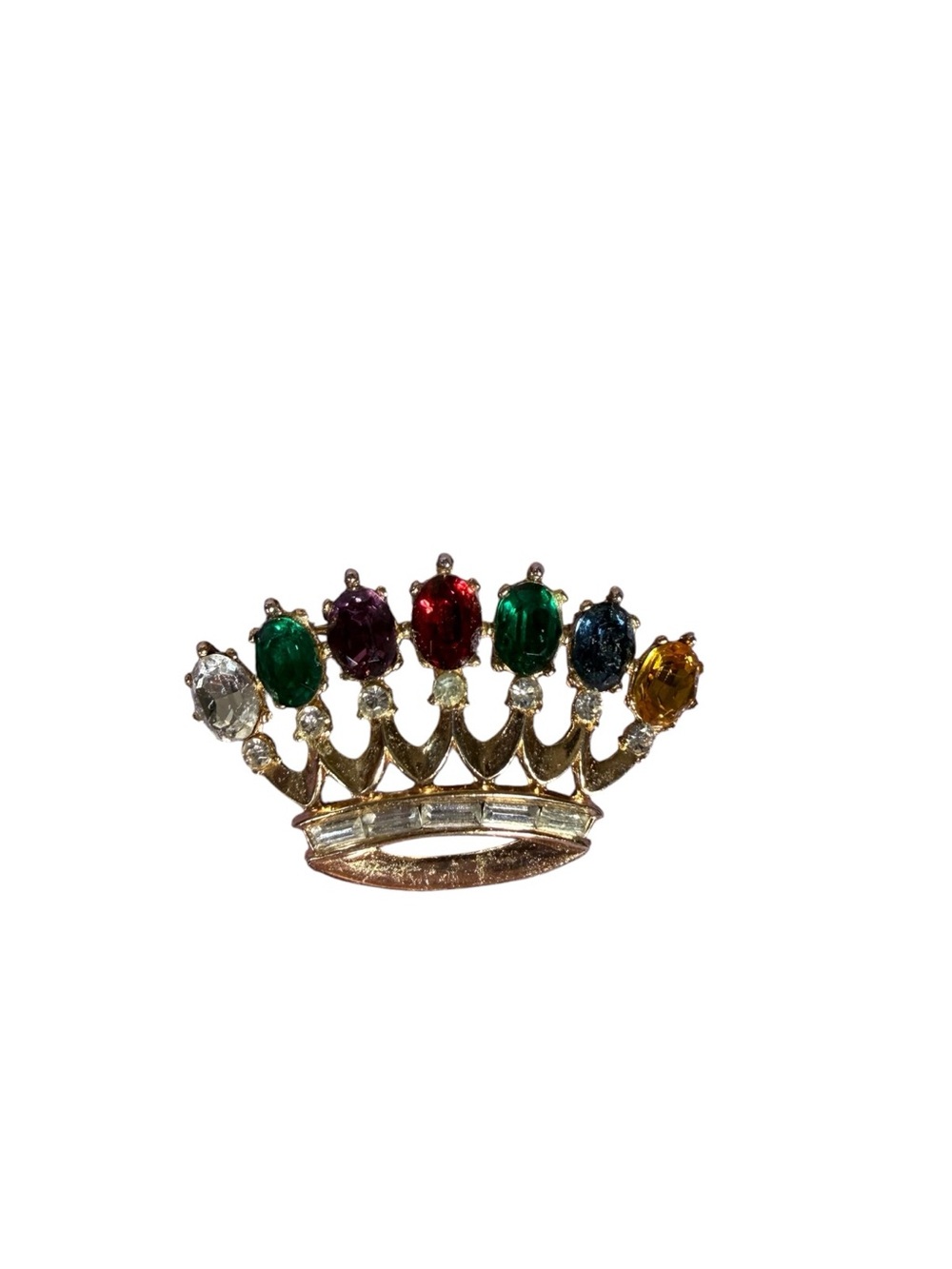 Trifari Crown Jewel Brooch